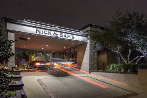 Nick and sam's steakhouse dallas - Jul 6, 2017 · Nick & Sam’s is located in Uptown. It's open Sunday through Wednesday from 5 to 10 p.m. and Thursday through Saturday from 5 to 11 p.m. Attire is business casual. Pappas Bros. Steakhouse 